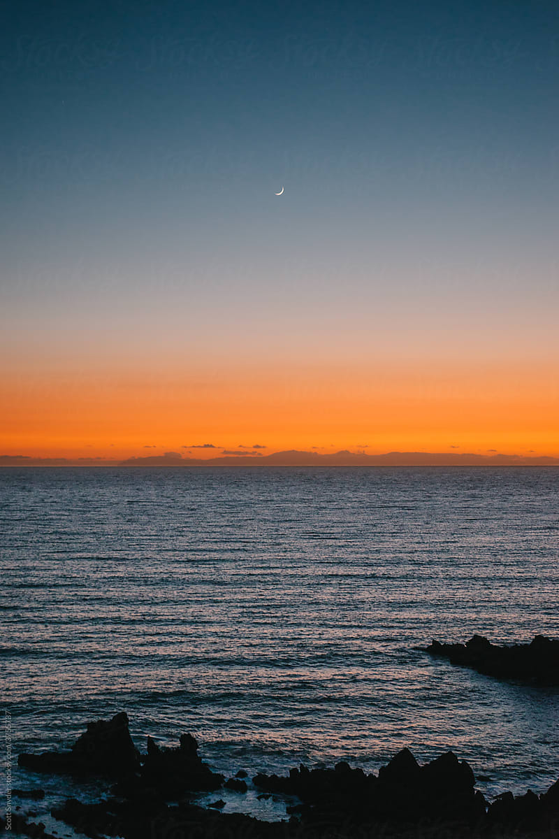 Sunset over Little Corona Beach