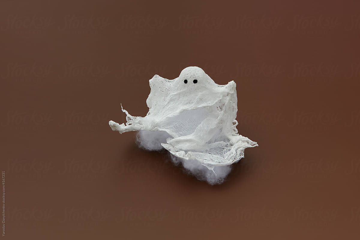 Ghost made of cheesecloth