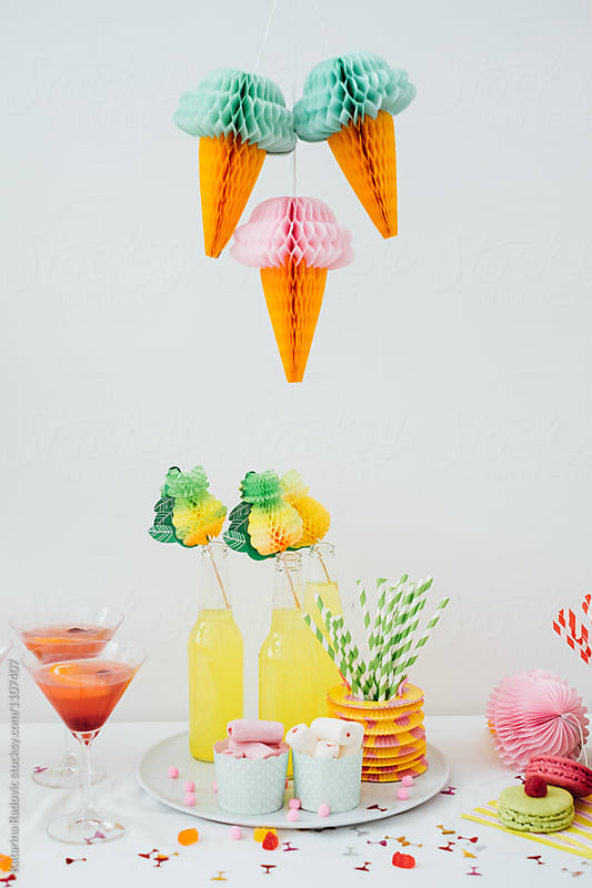 Colourful Cocktails for Summer Party