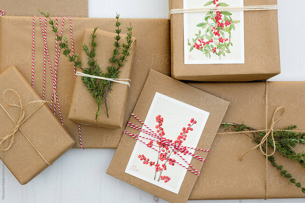Sustainable Wrapping Paper Idea