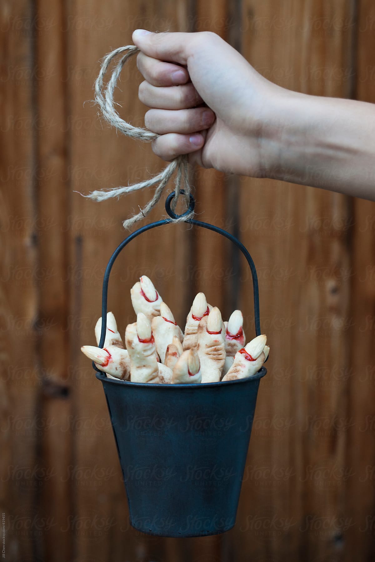 Halloween Witches\' Finger Cookies