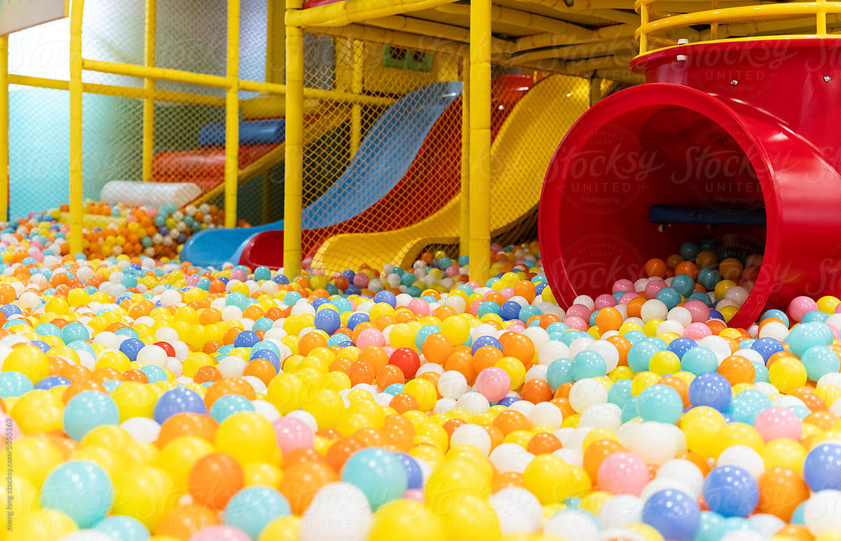 Colorful ball pits