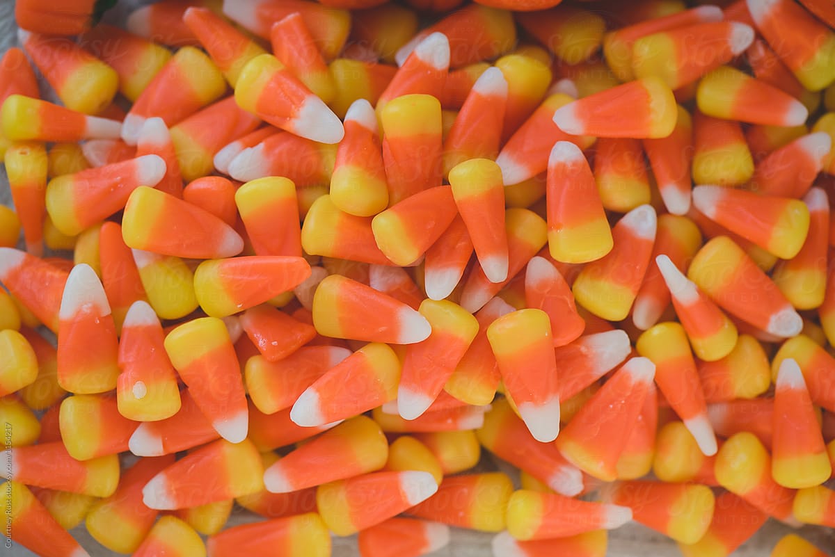 Horizontal Candy corn