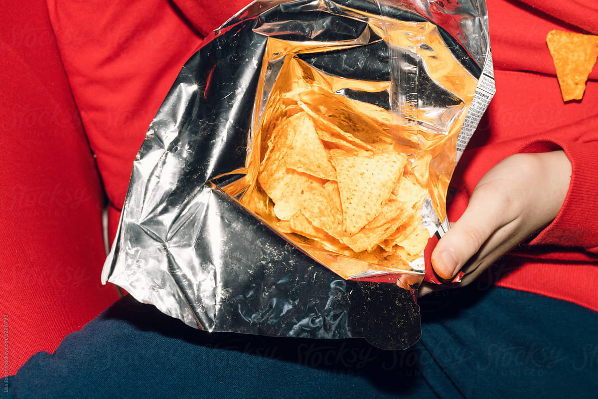 tortilla chips in bag