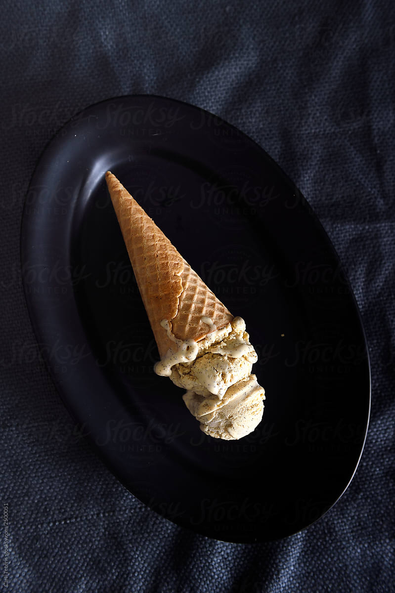 Vanilla bean ice cream