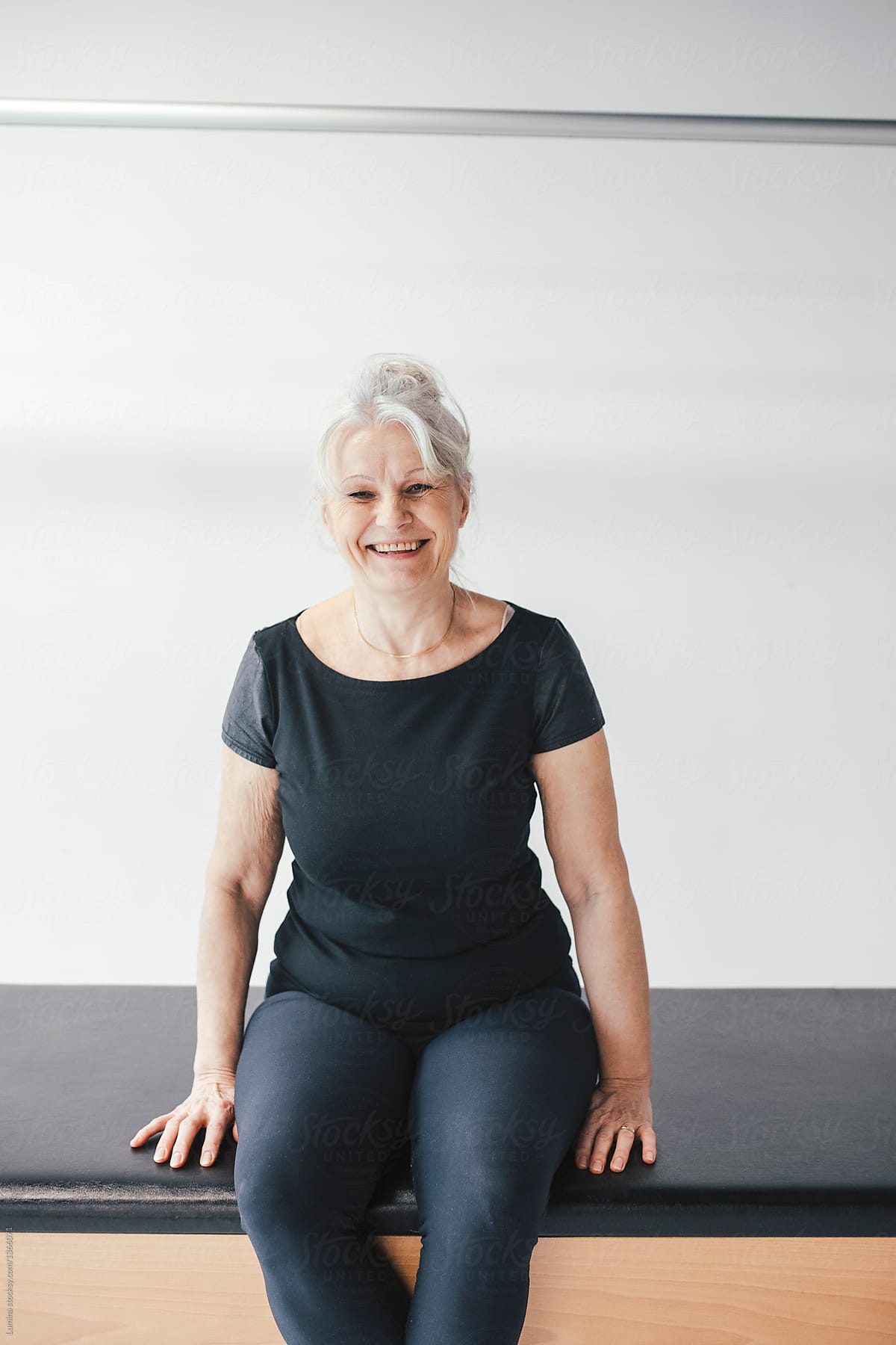 Portrait Of Senior Woman At Gym By Stocksy Contributor Lumina Stocksy