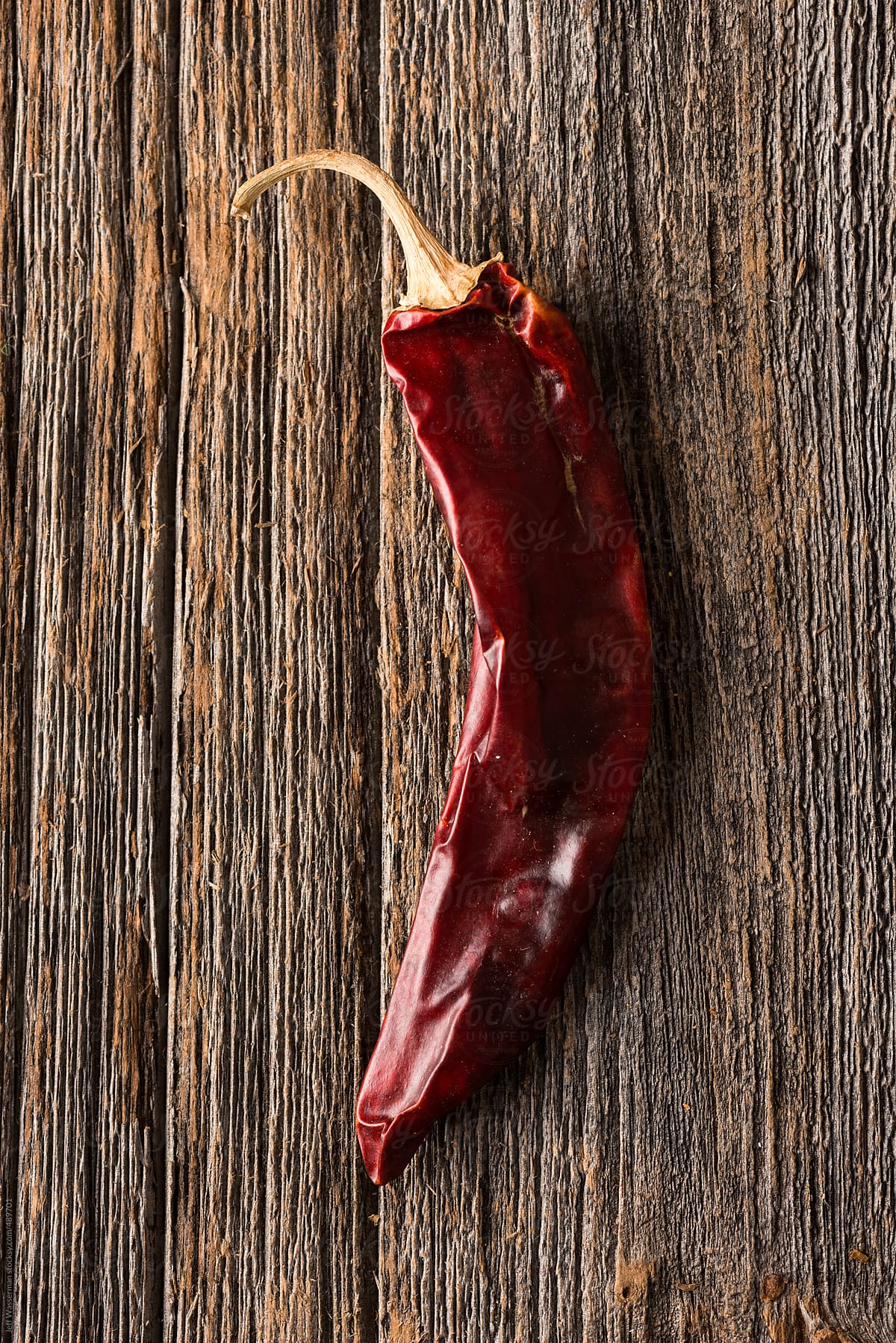 Mexican Food Ingredient: Guajillo  Chile Pepper