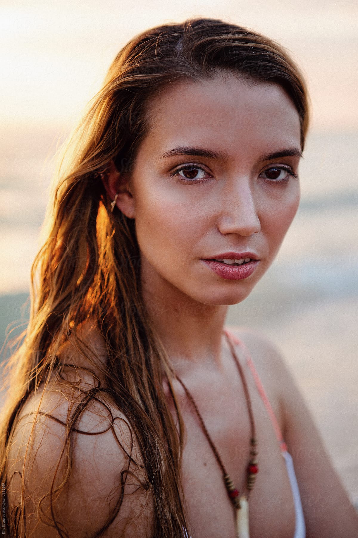 Headshot Of A Beautiful Young Woman By Stocksy Contributor Ellie Baygulov Stocksy 6458