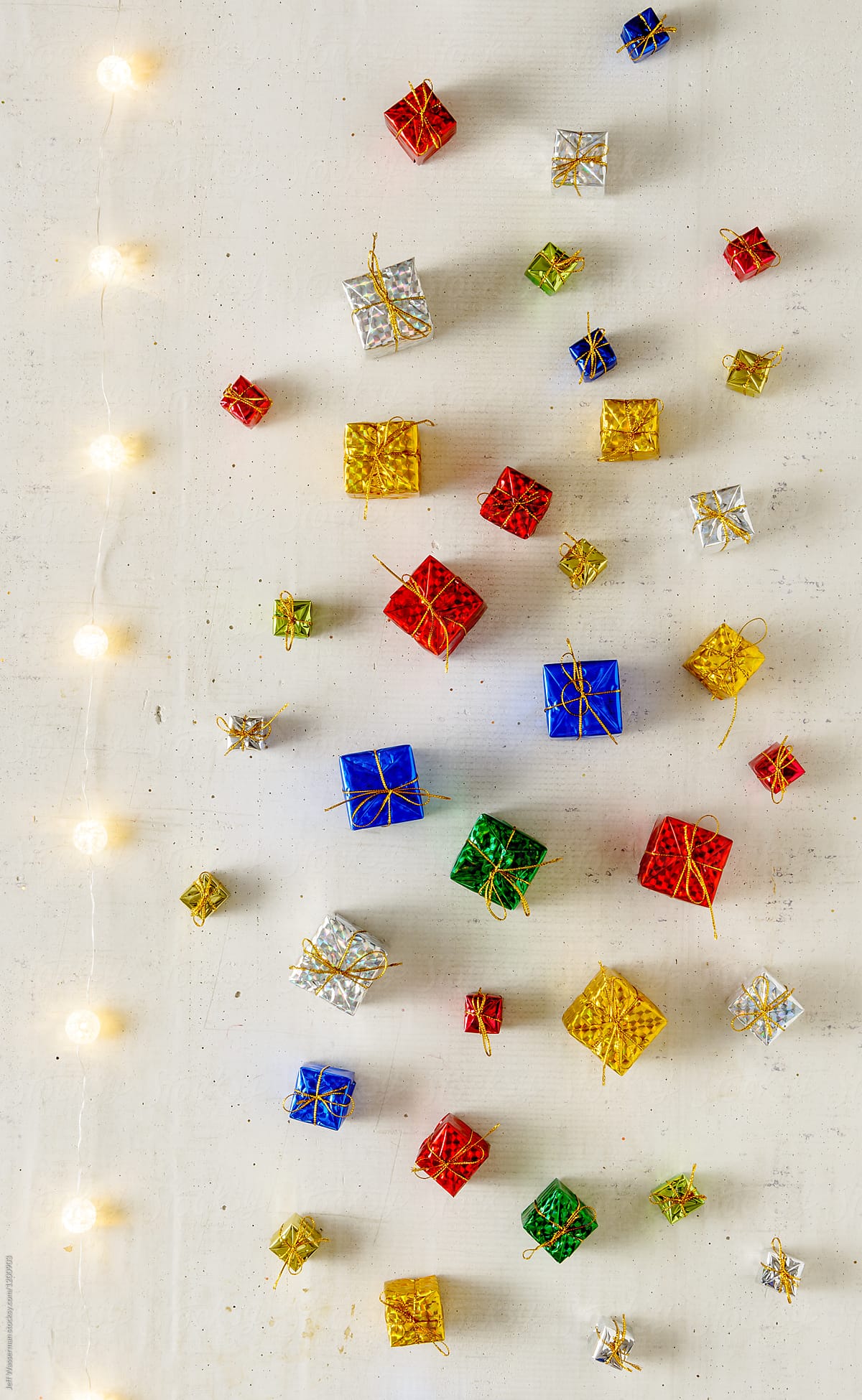 Miniature Christmas Gifts with Lights