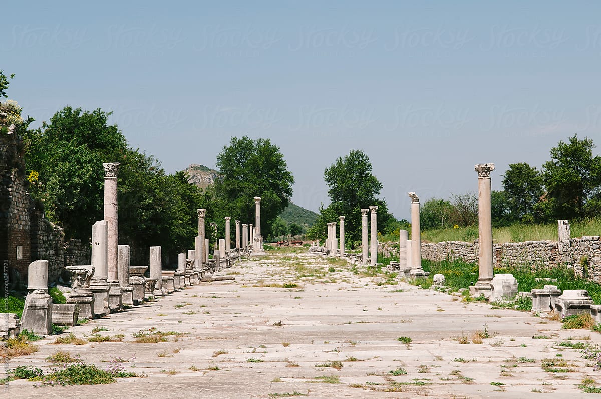 The ancient city of Ephesus near Selcuk, Turkey.