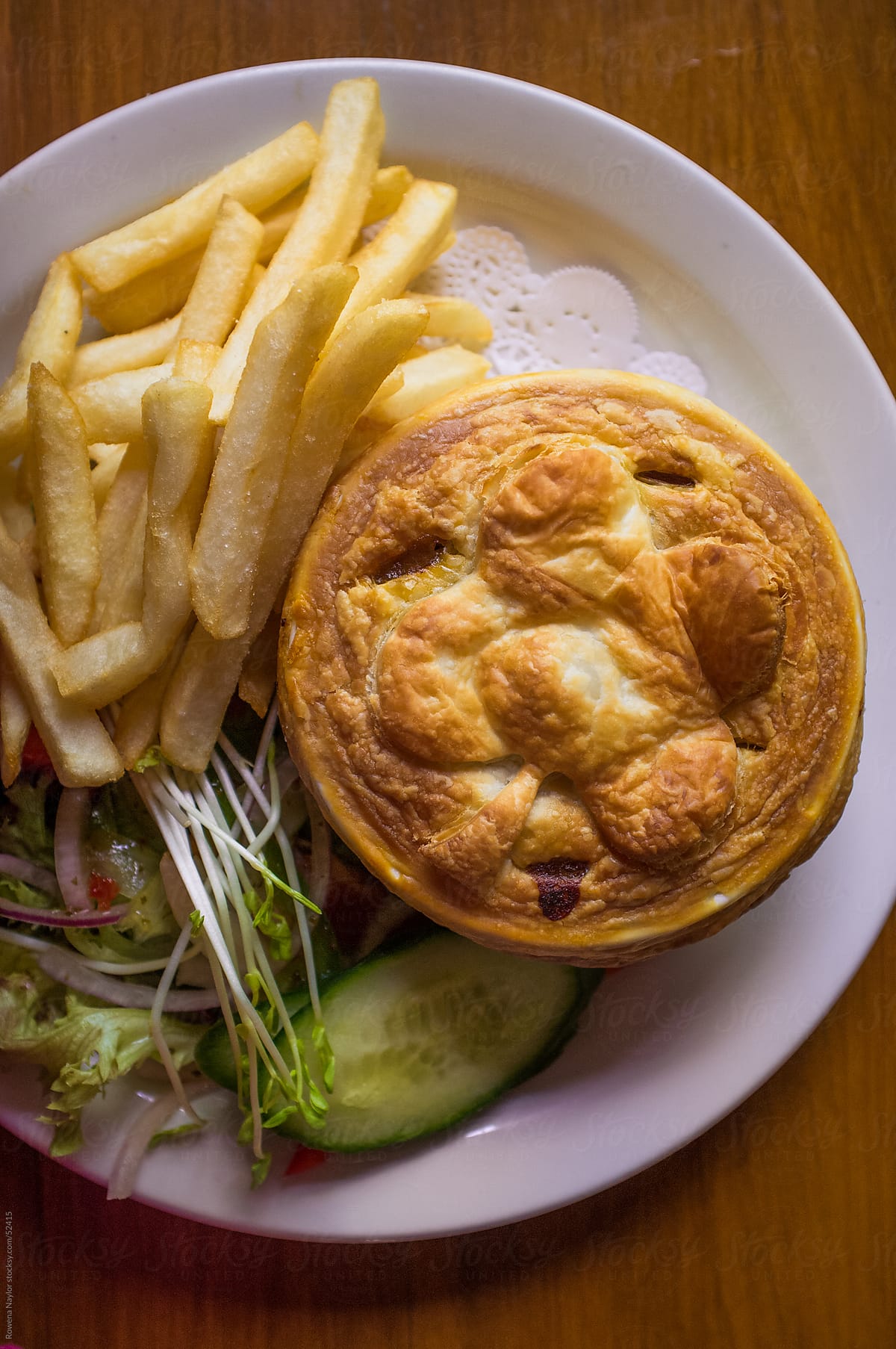 Pie And Chips