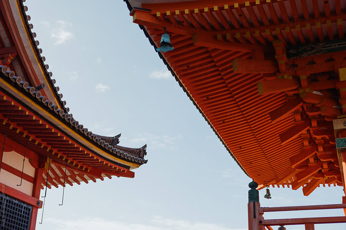 Architectural Detail of Kiyomizu-dera Temple