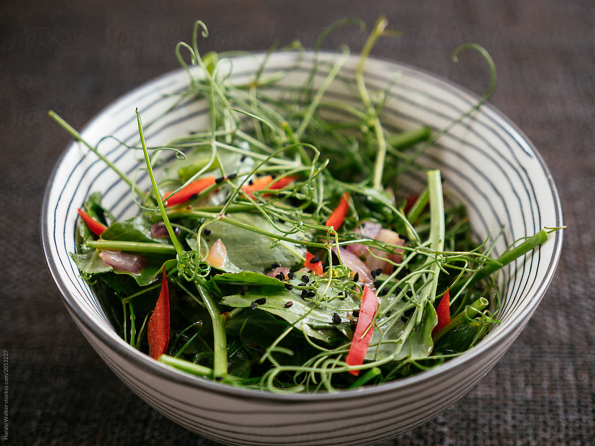 Pea Tendril Salad