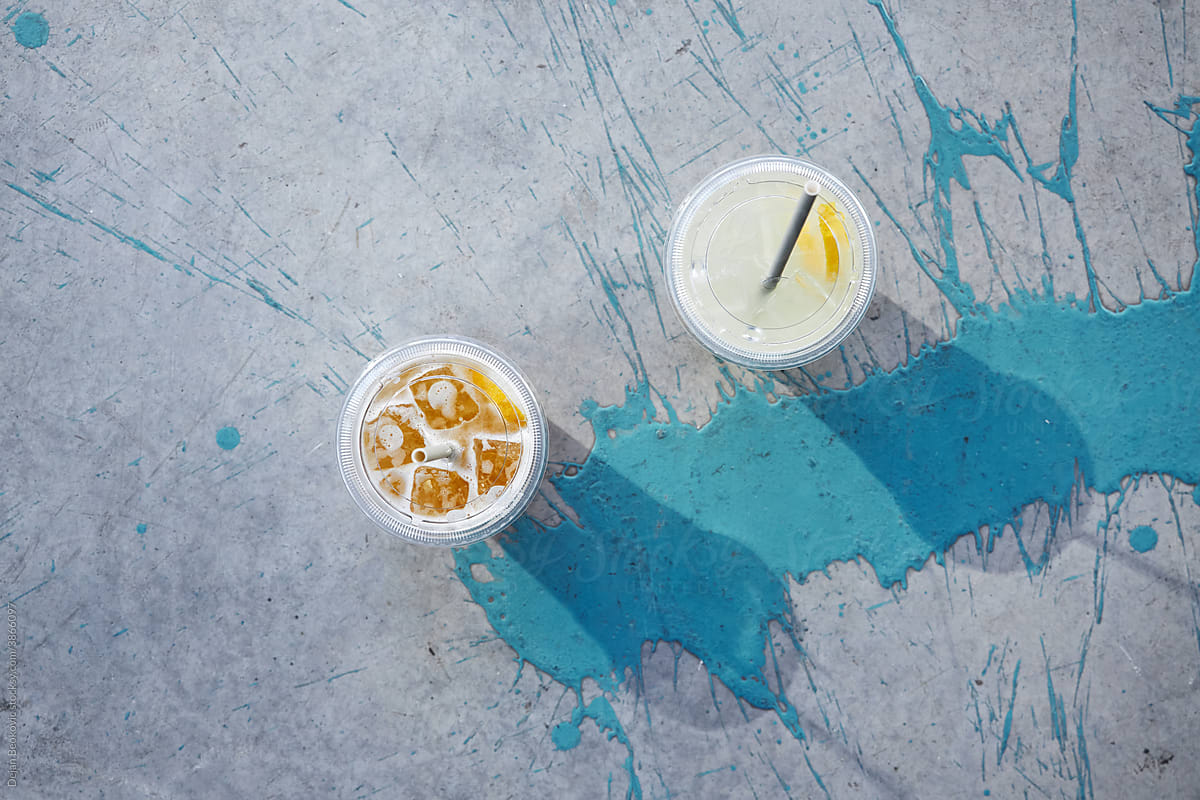 Takeaway Lemonade And Ice Tea.