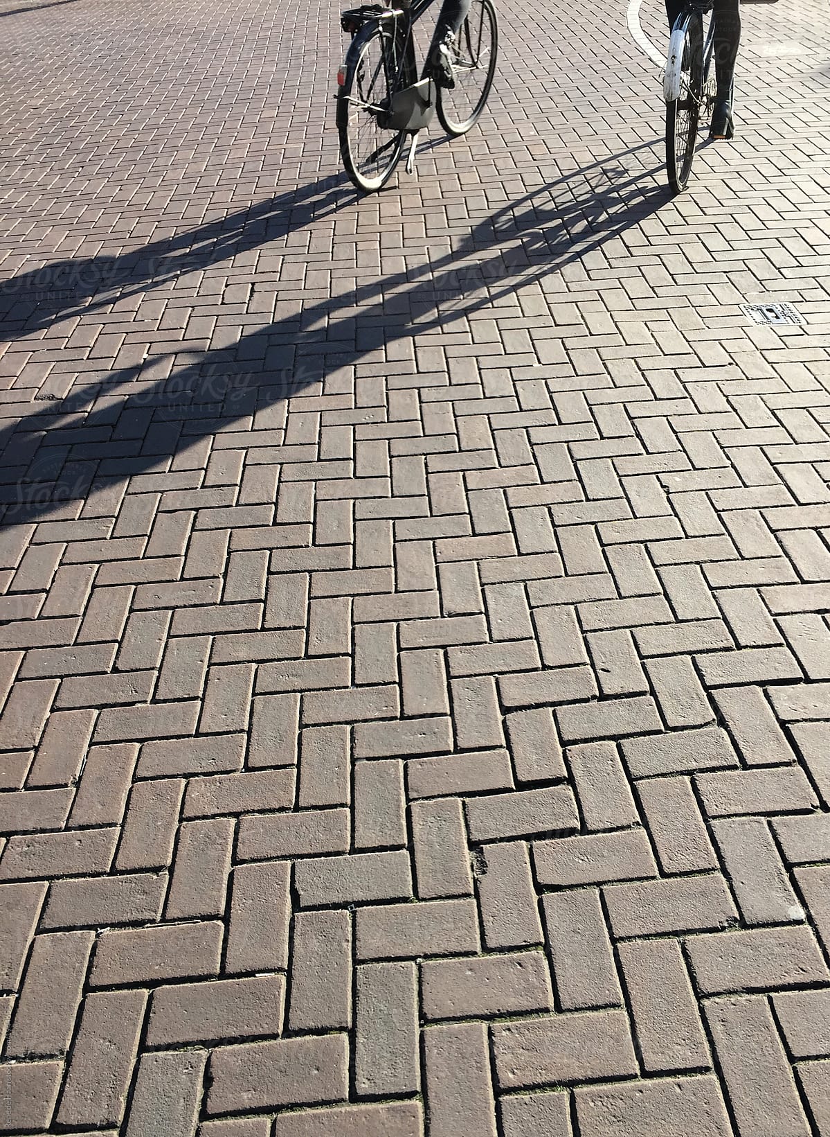 2 bicycles on street