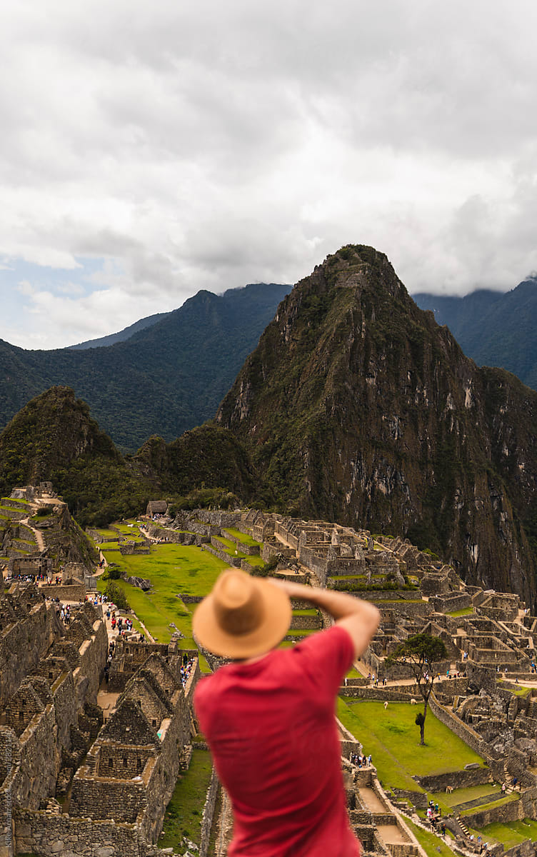 Photographer in Macchu Picchu