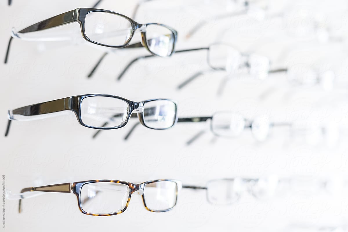 Eye Glasses Displayed for Purchase