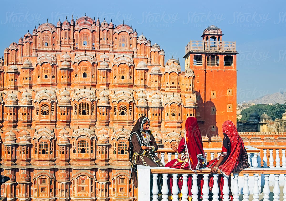 Hawa Mahal (Palace of the Winds), built in 1799, Jaipur, Rajasthan, India