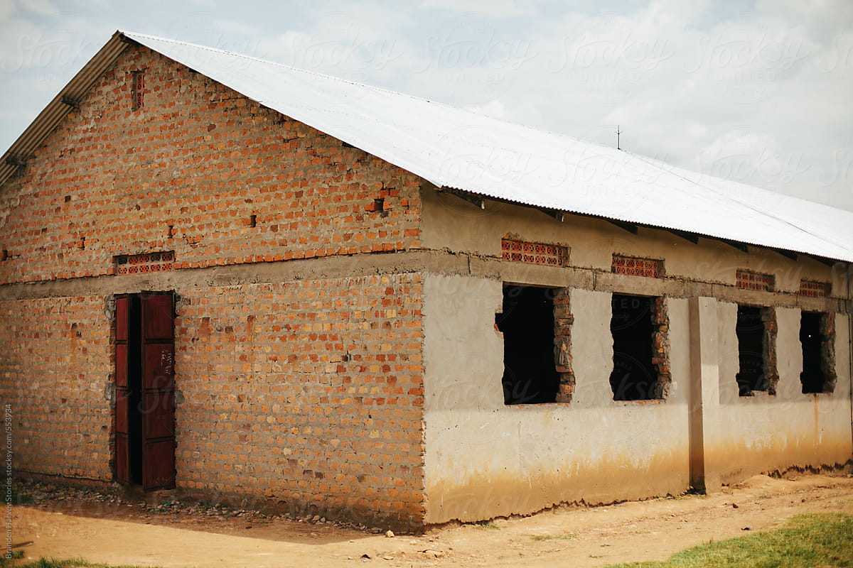 Brick Building in Rural Africa