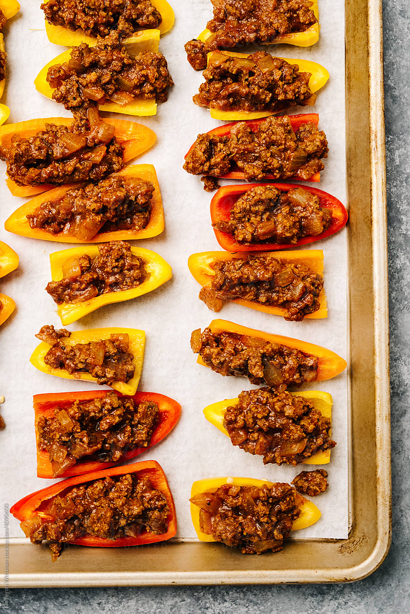 Taco filling sweet peppers