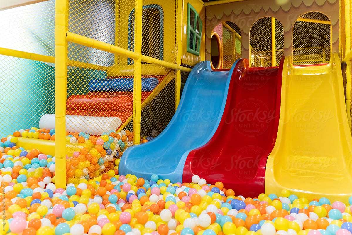 Colorful ball pits