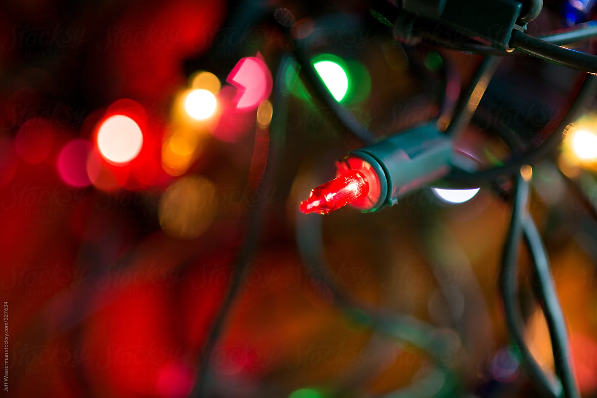 Christmas Light in Close