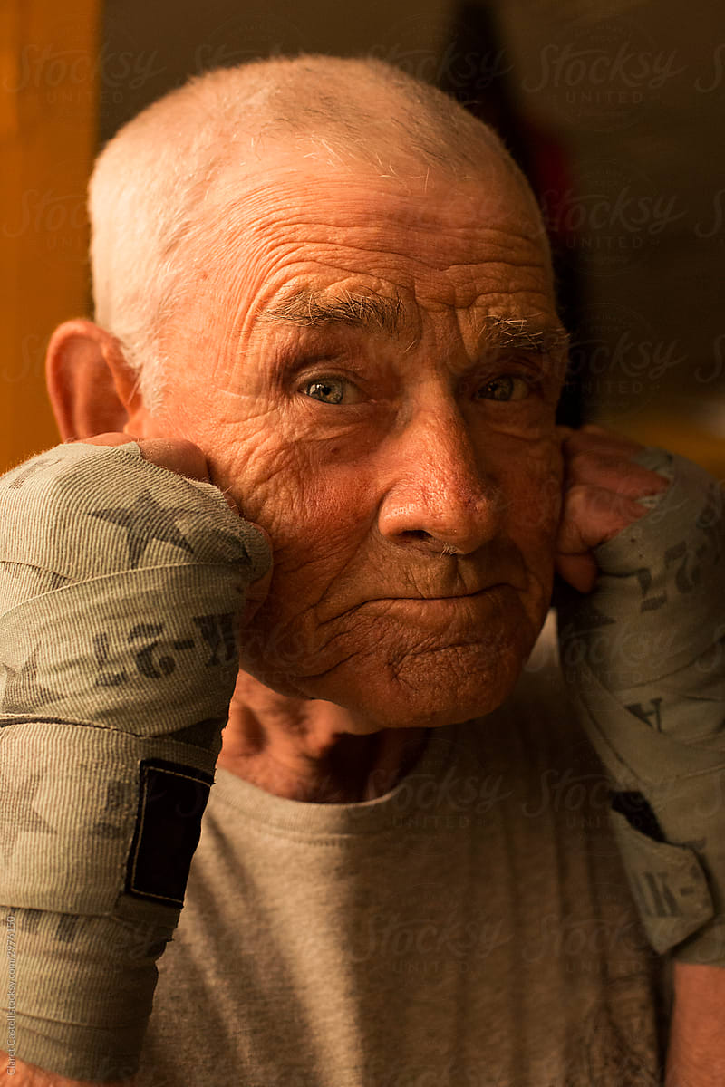 Old man boxer.