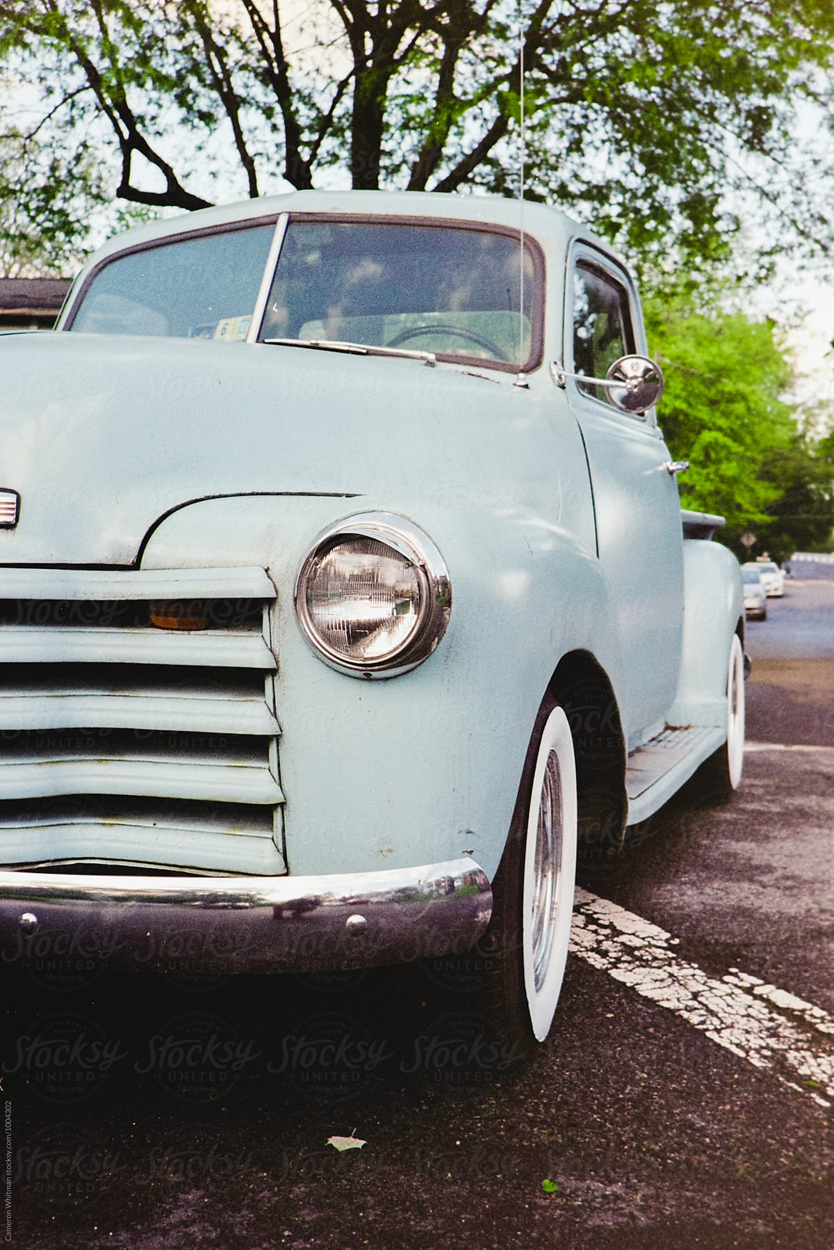 Classic Baby Blue Truck