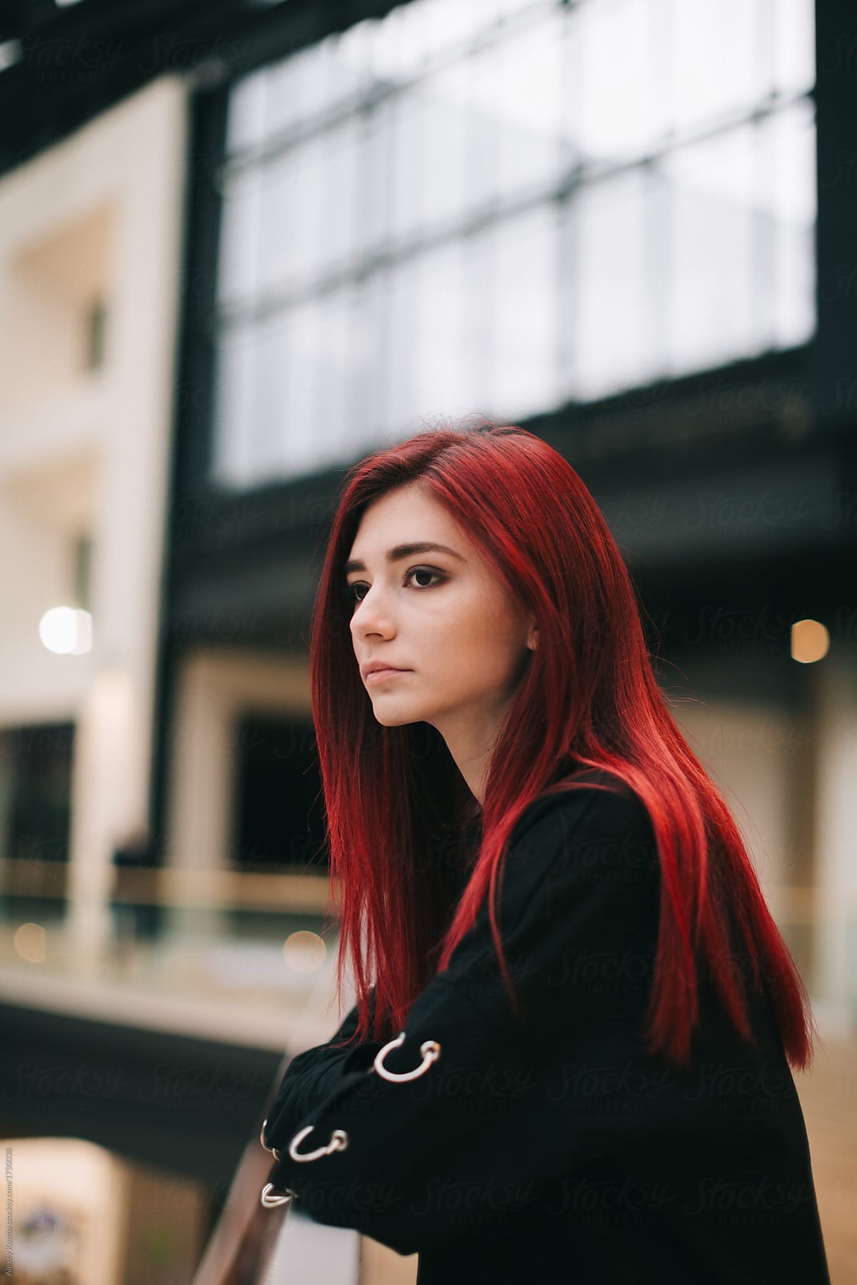 Teen red girl hair 