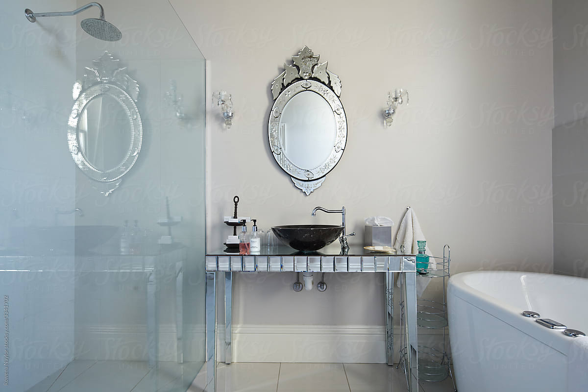 French styled luxury bathroom