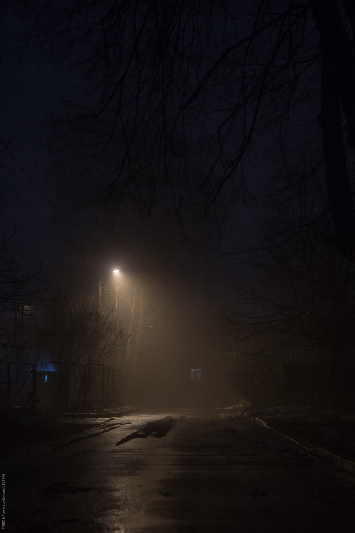Dark Street Light