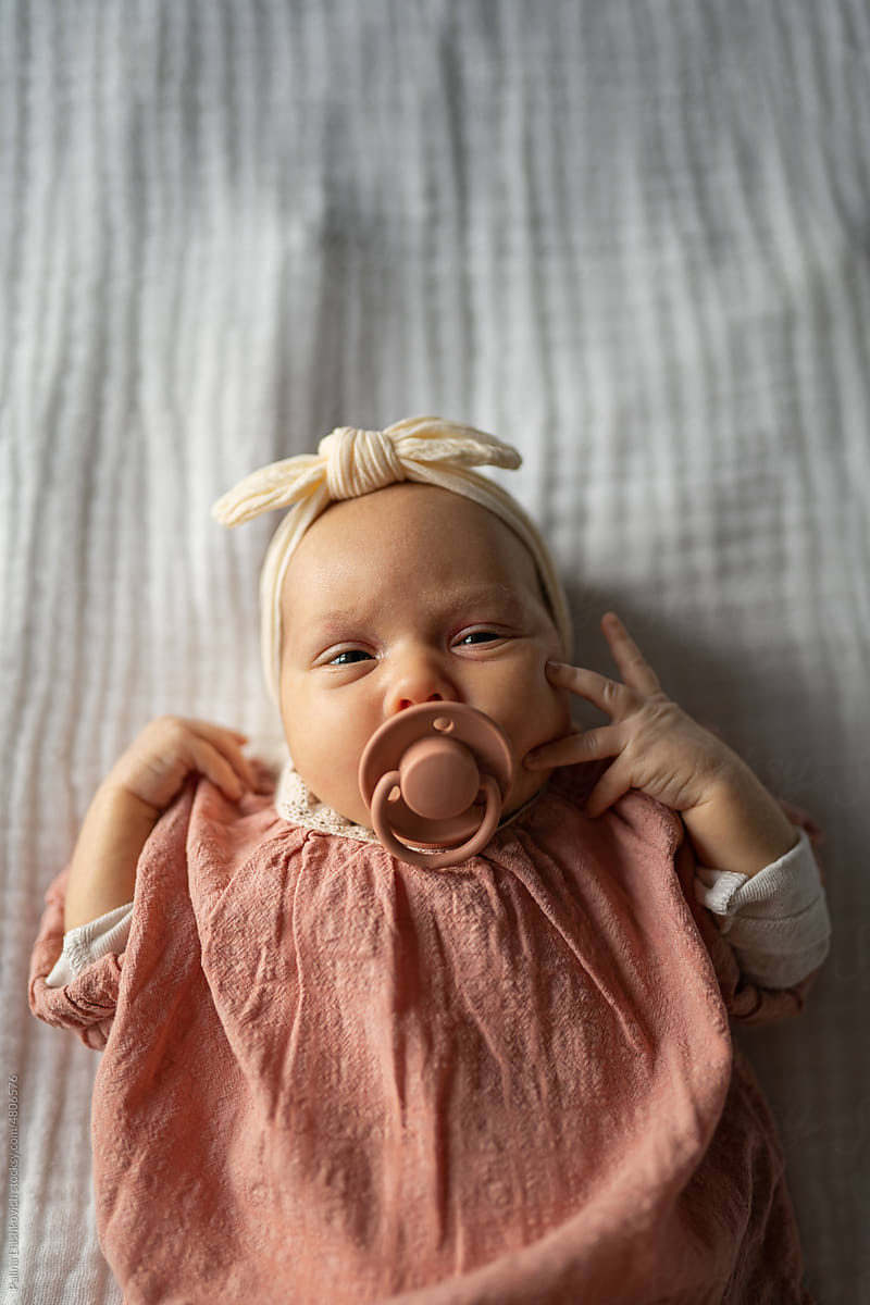 Baby girl portrait.