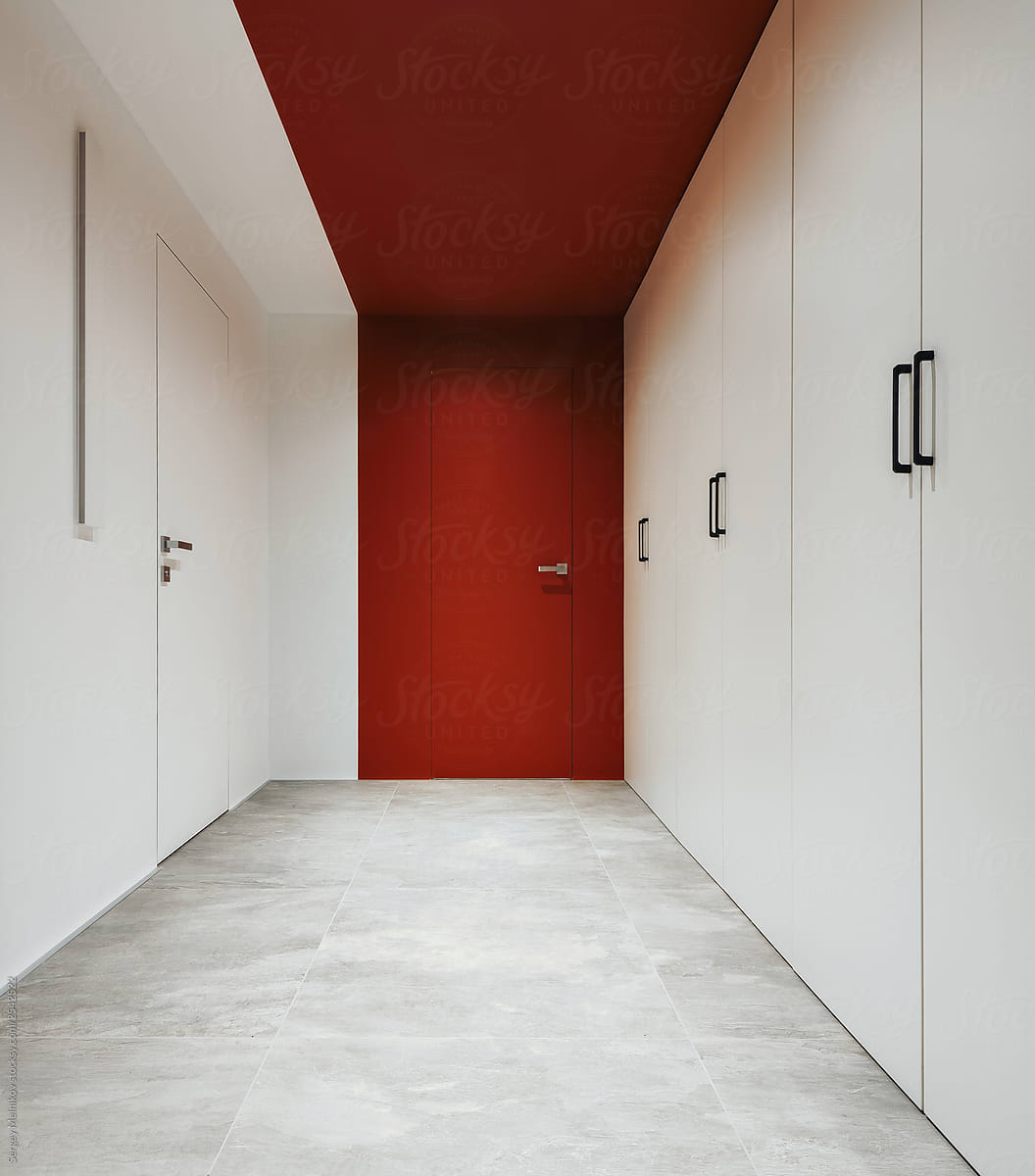 Corridor of modern building