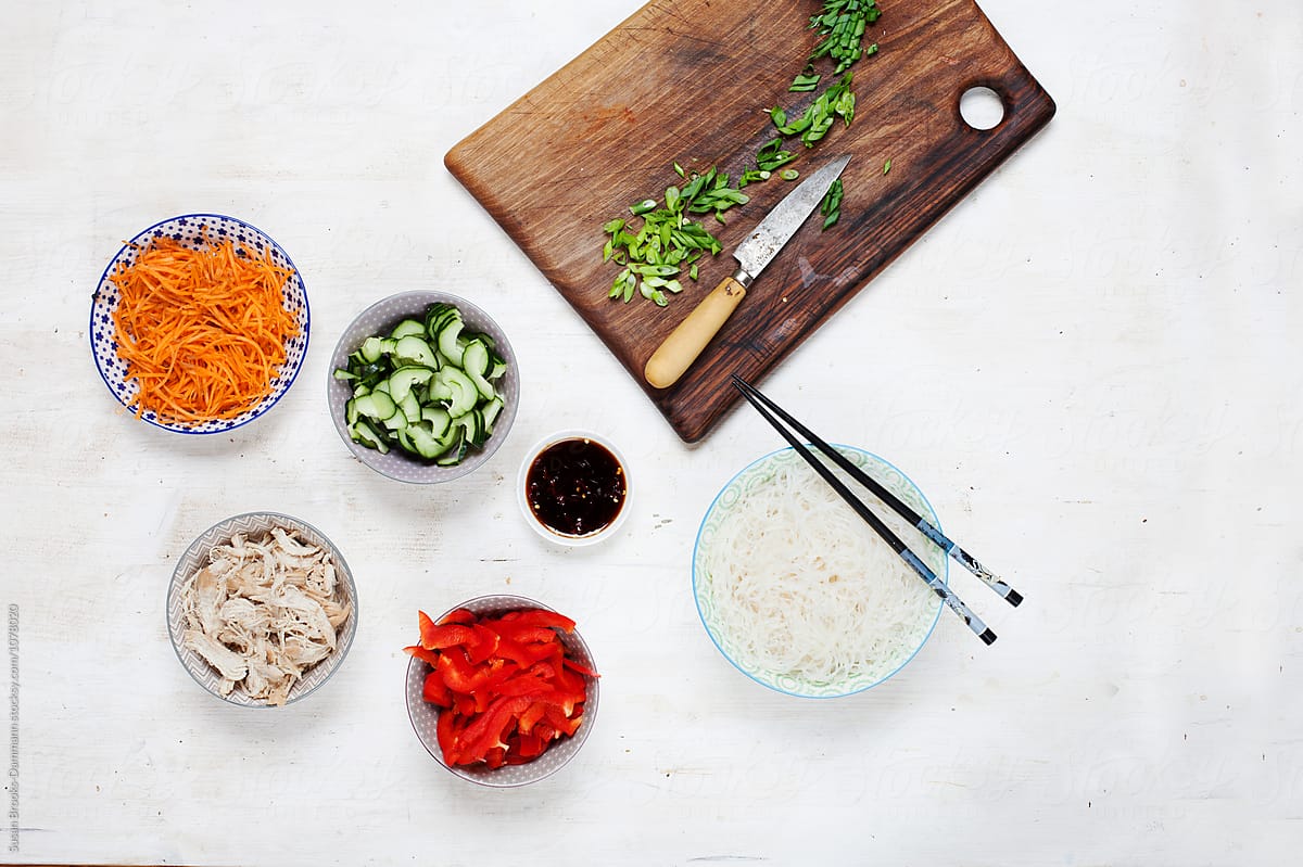 Ingredients for Vermicelli-Salad