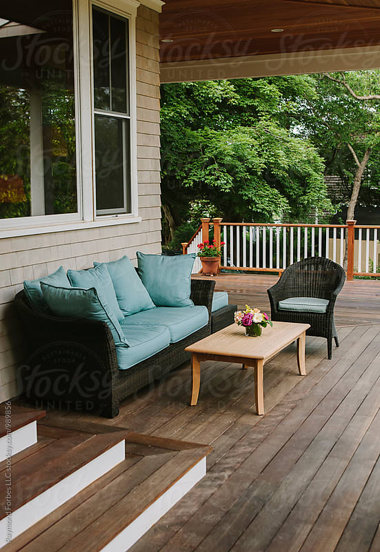 Porch Patio at New England Home
