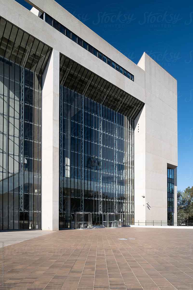 Exterior of Australia\'s High Court, Canberra ACT