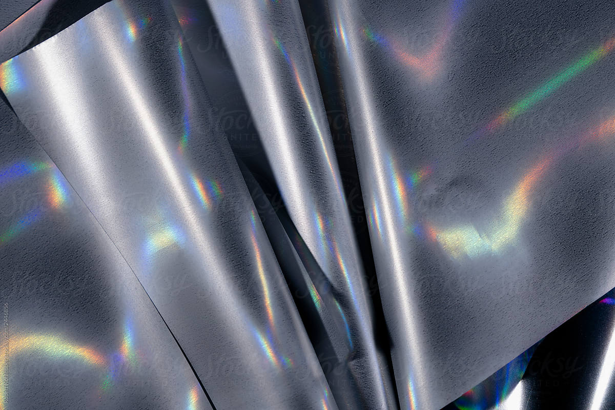 Reflection of light on holographic foils