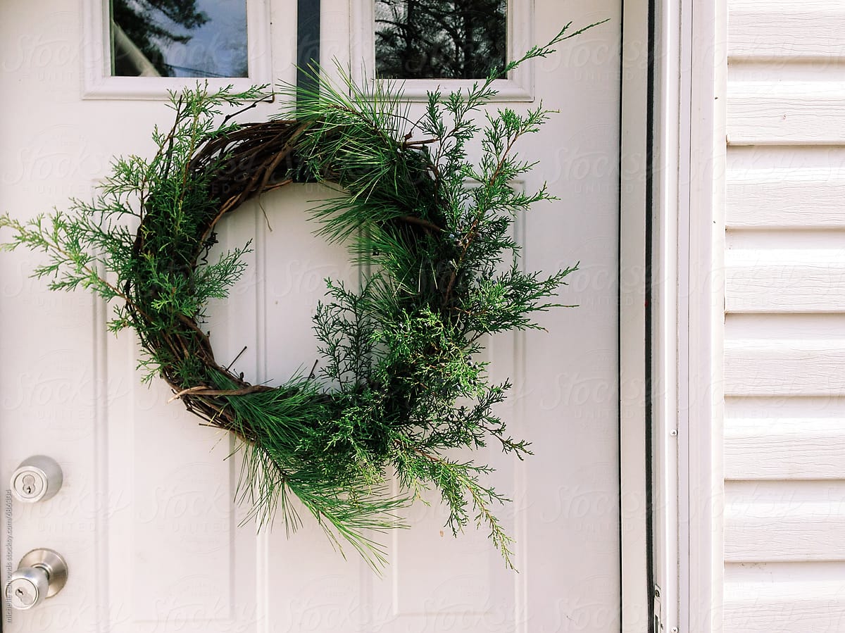 A Wreath Made out of Evergreens
