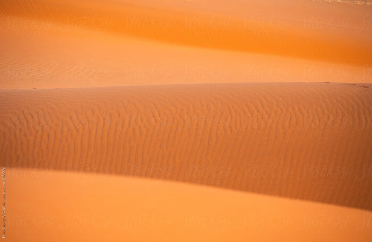 Sand Dunes in the Namib Desert, Namibia, Africa.