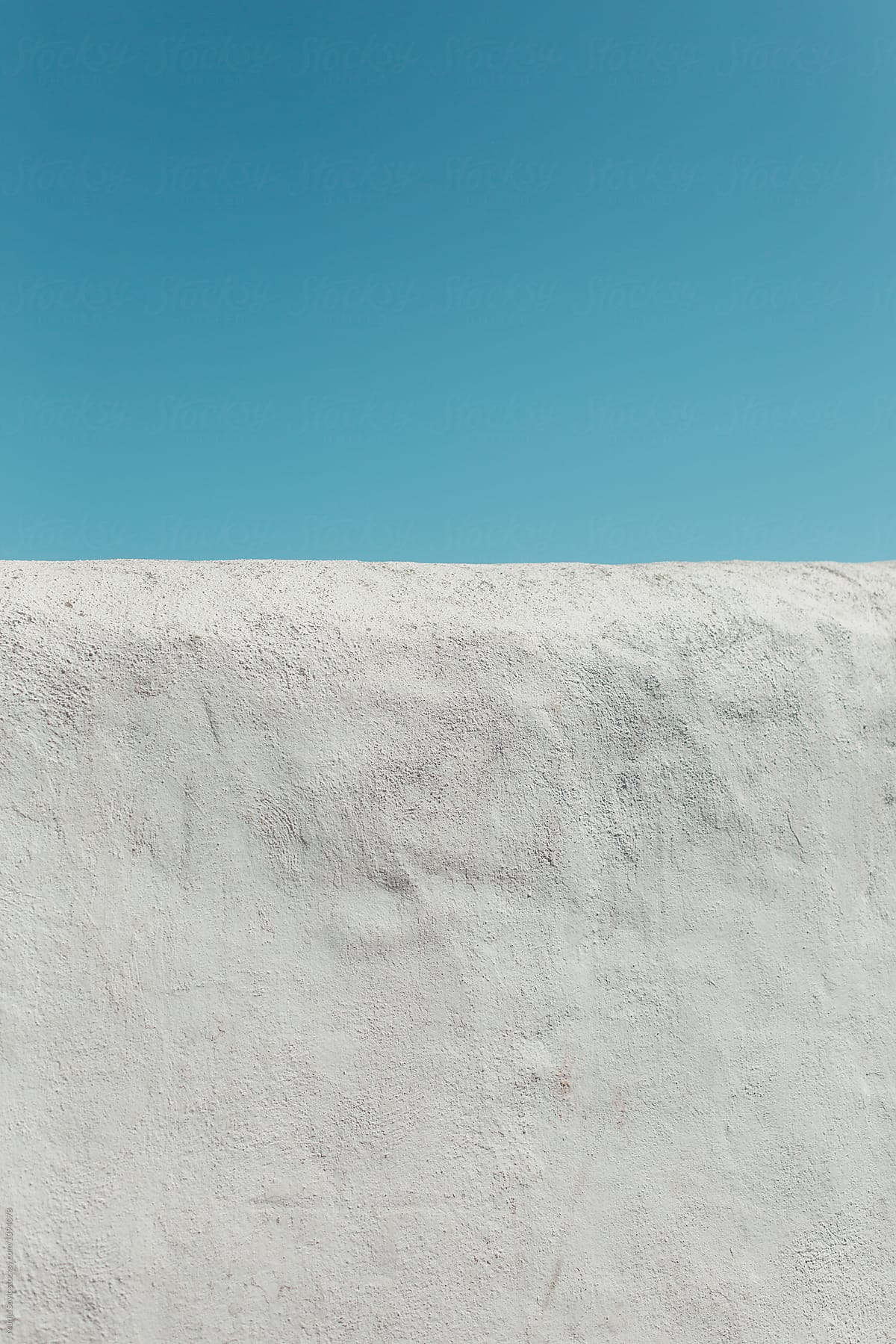 Detail of Minimalistic Wall in Spain