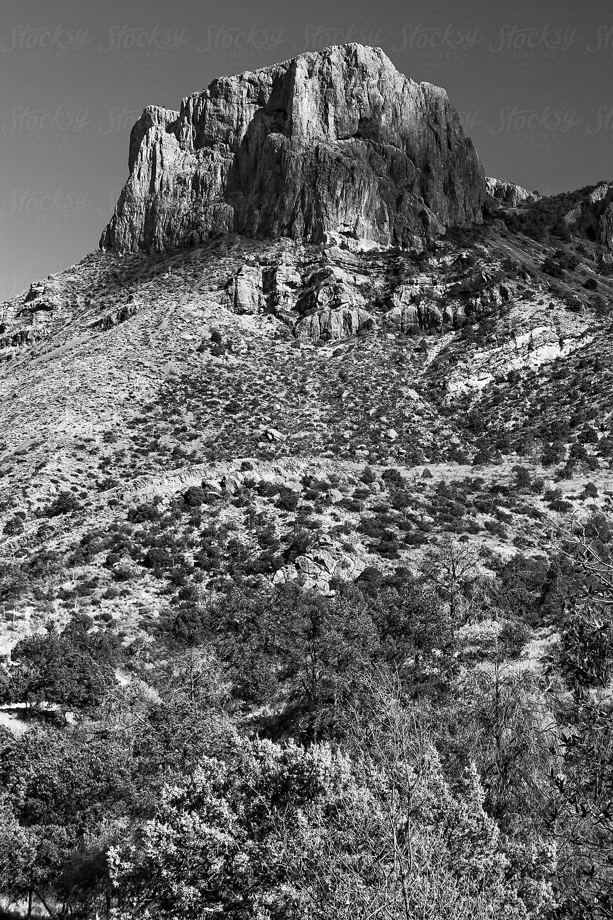Mountain landscape in Big Bend National Park, Texas