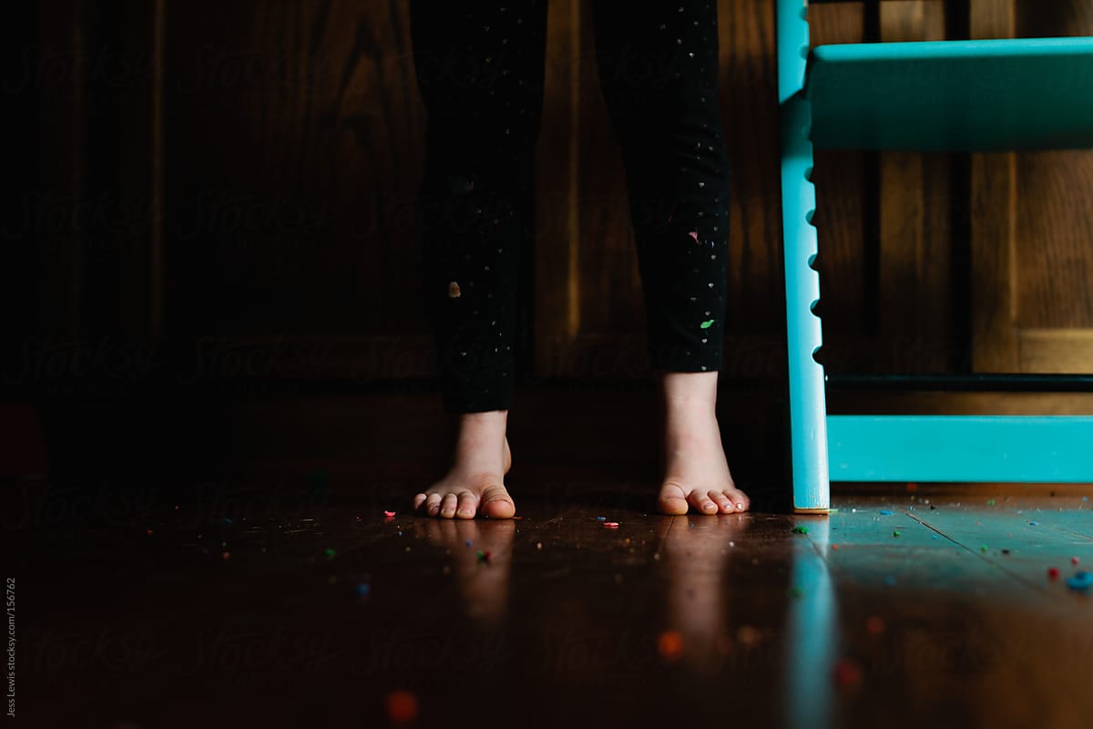 Girls Feet On Messy Floor By Stocksy Contributor Jess Lewis Stocksy 4776