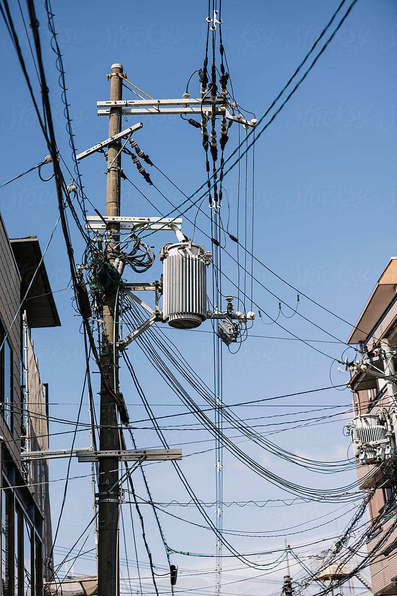 The tangle of Urban Power Lines