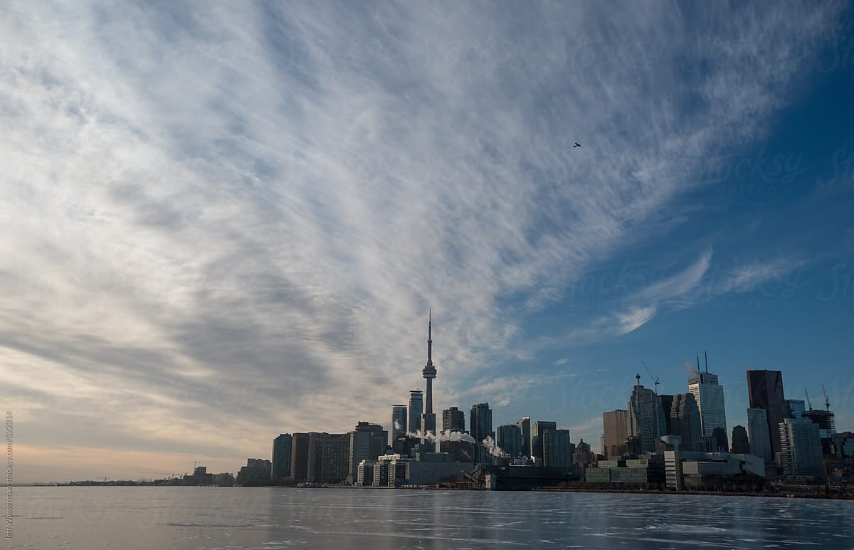 Skyline Toronto in Winter