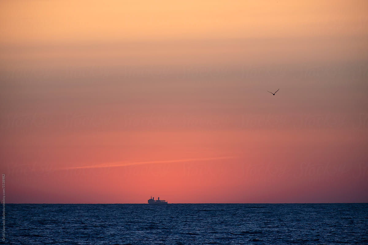 Sunrise Over The Sea