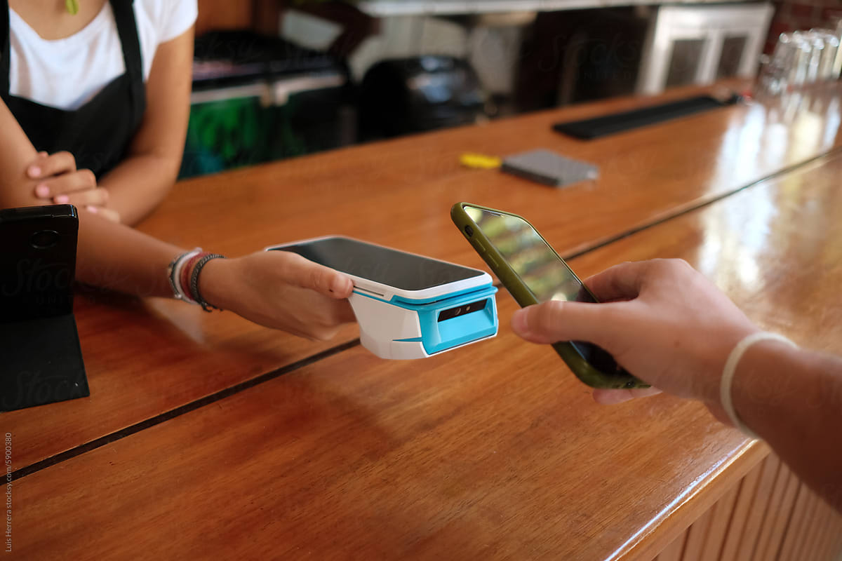 payment With A Smartphone Via A Pos Terminal