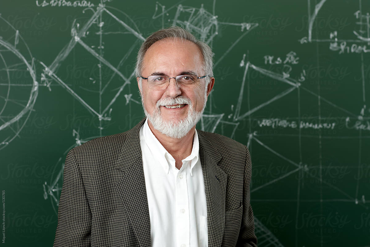 Portrait of a senior professor