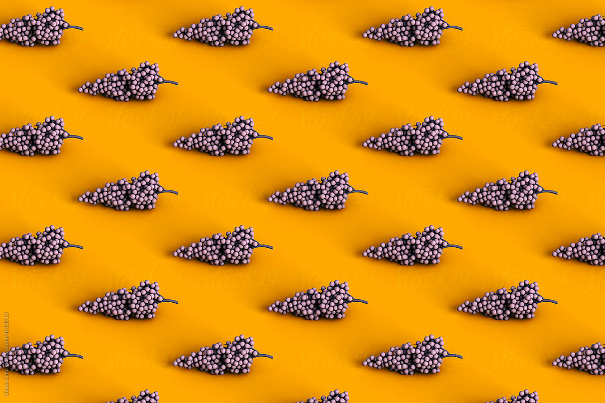 horizontal pattern of grape