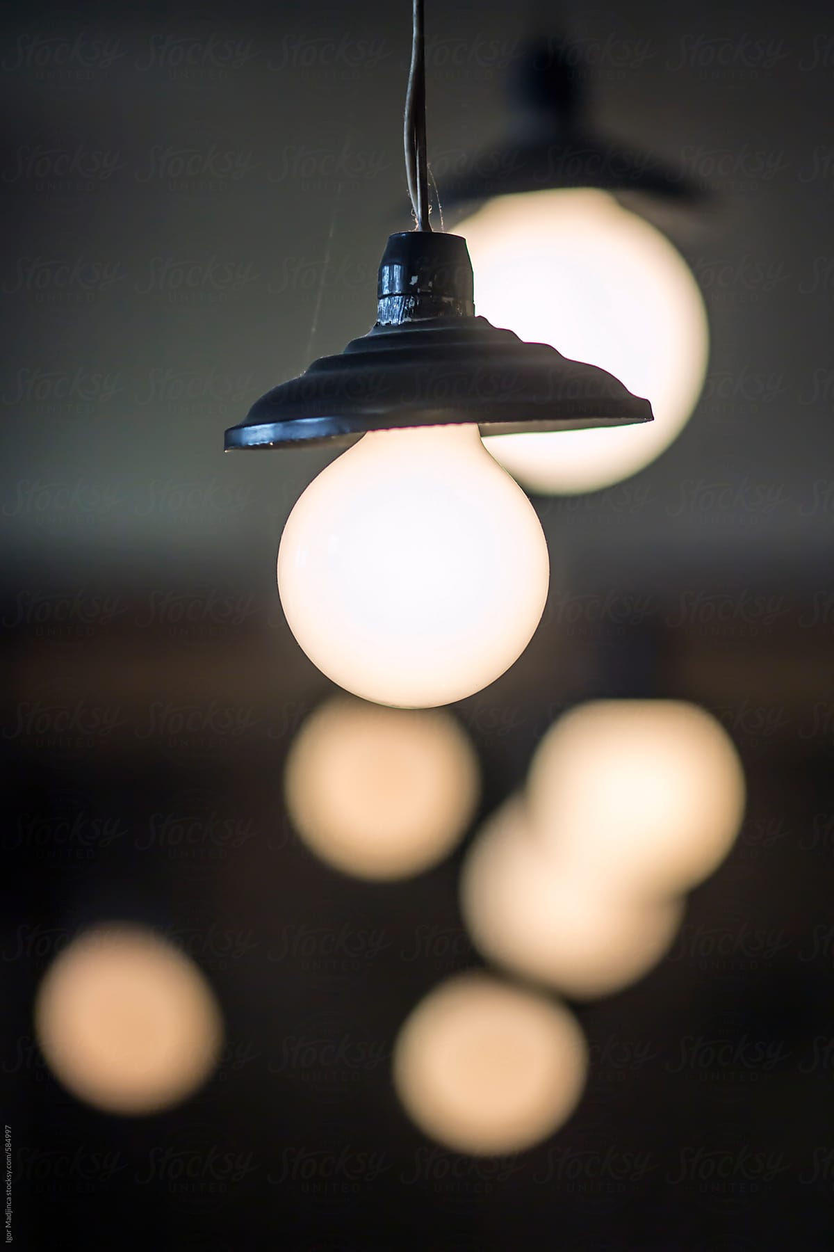 industrial design, old pendant light lamp