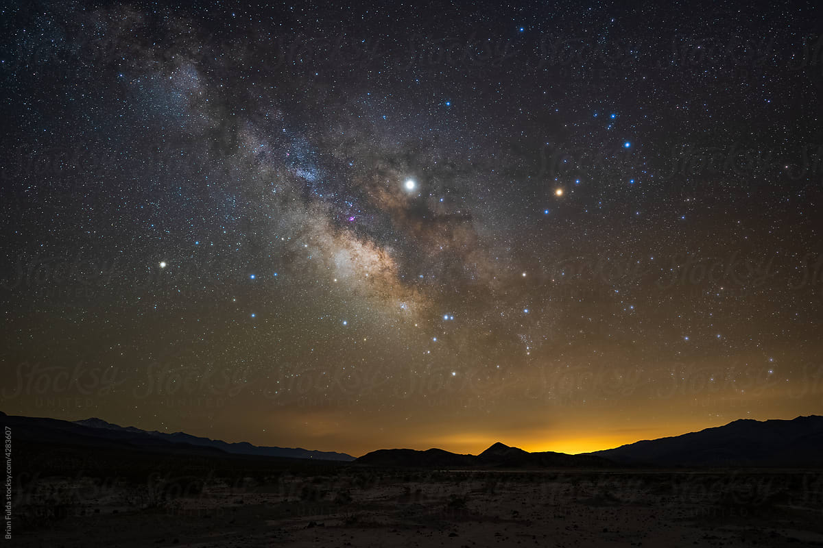 Milky Way over Death Valley